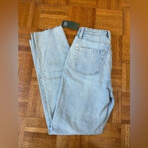 Wild Fable Distressed Knee High Rise Straight Jeans